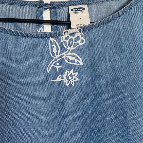 Old Navy Blue Tunic Dress Woman Size M - Picture 2 of 12